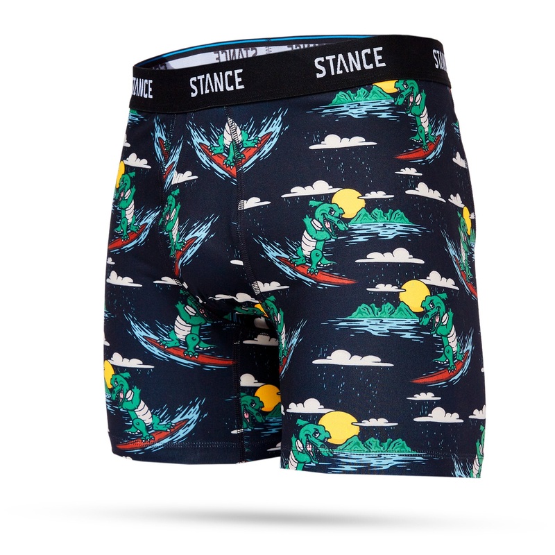 Stance Poly Boxer Brief Underwear - Later Gator (Black)