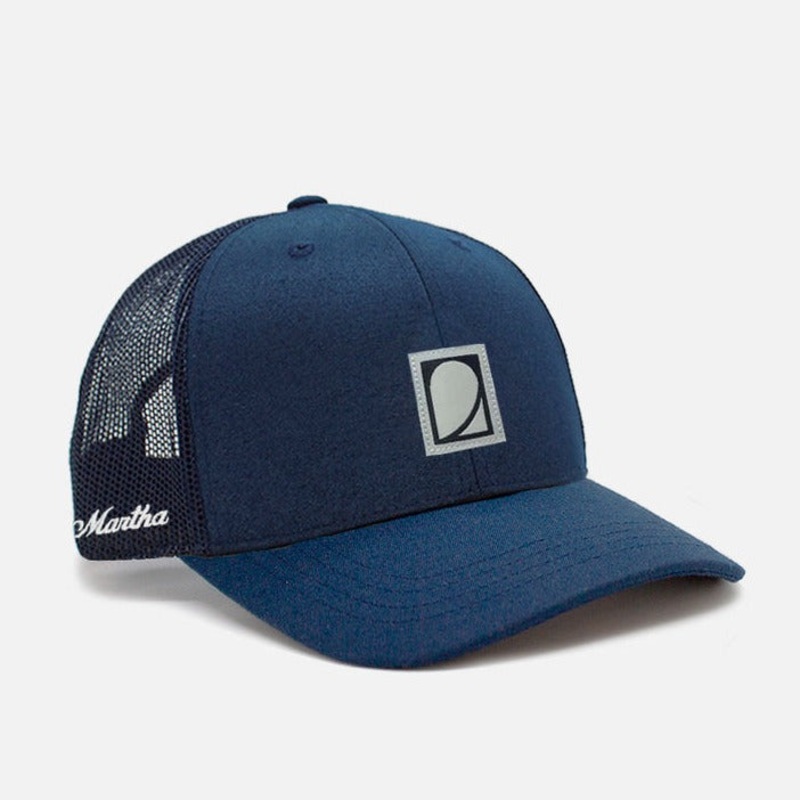 Martha Headwear Cabo Trucker Hat - Navy