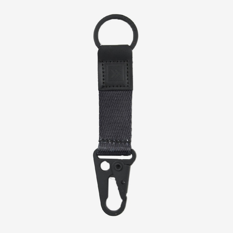 Thread Wallets Black Keychain Clip