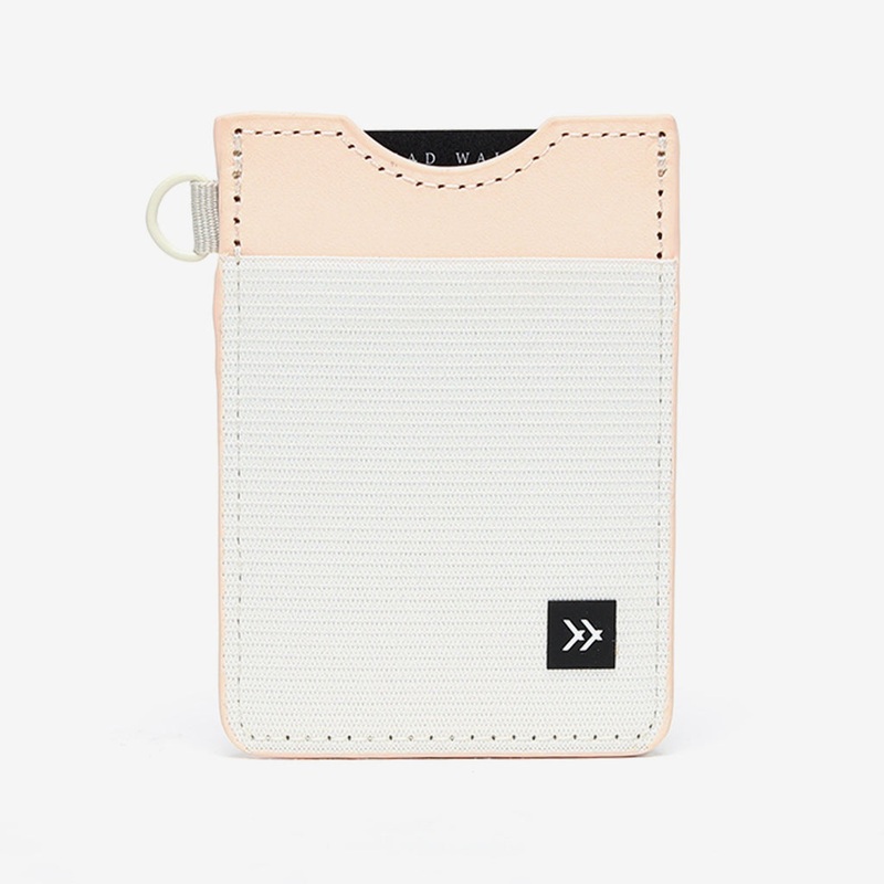 Thread Wallets Off White Vertical Wallet