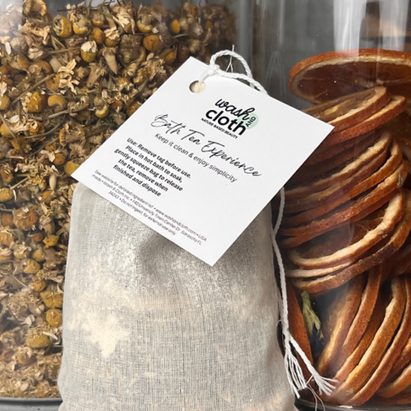 Wash & Cloth Bath Tea Experience