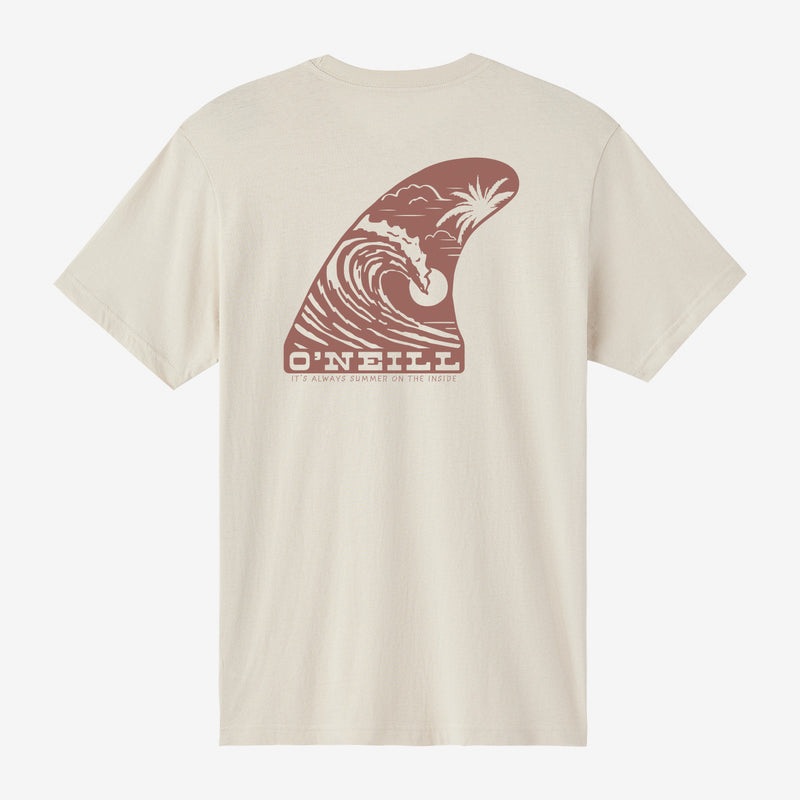O'Neill Skeg Standard Fit Tee - LT Khaki