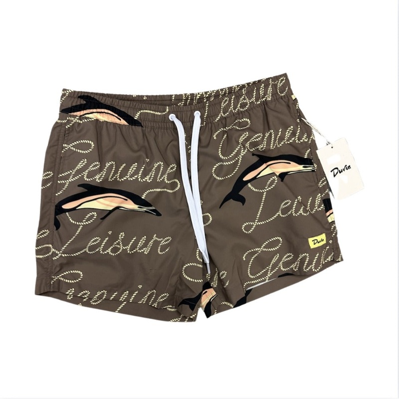 Duvin Catch Of The Day Swim Short - Brown