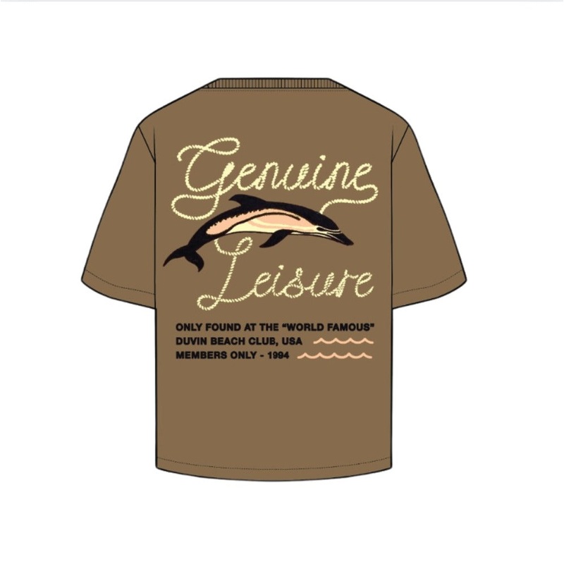 Duvin Catch Of The Day Tee - Brown