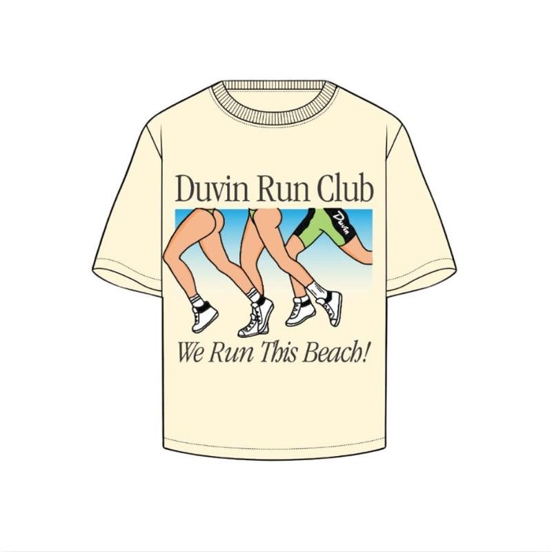 Duvin Run Club Tee - Antique