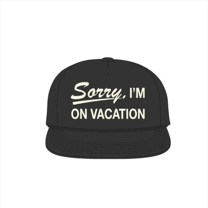 Duvin Sorry On Vacation Hat - Black