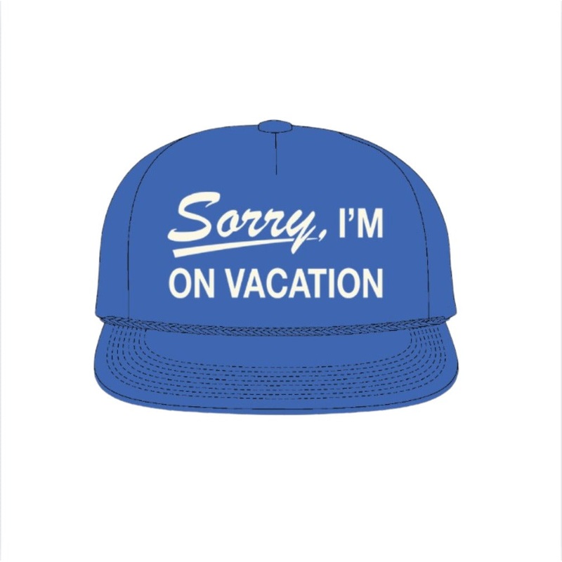 Duvin Sorry On Vacation Hat - Blue
