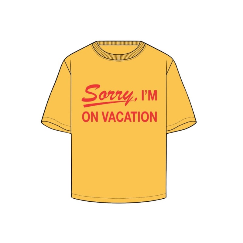 Duvin Sorry Tee - Yellow