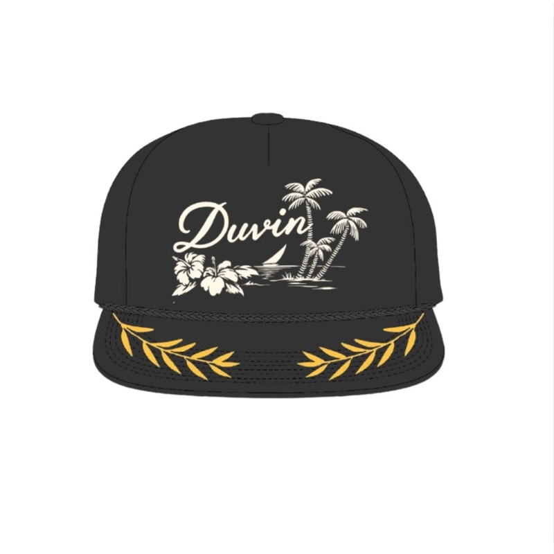 Duvin Tropical Oasis Hat - Black