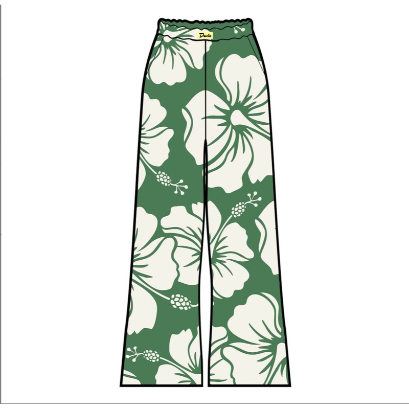 Duvin Trouble in Paradise Womens Pants - Green
