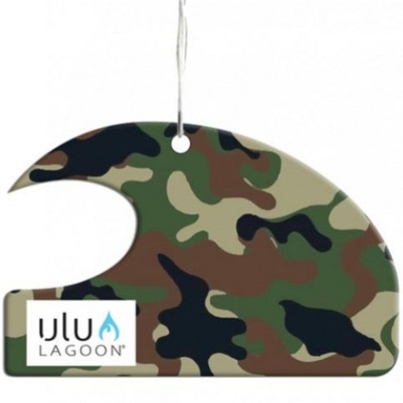 Ulu Lagoon Camo Mini Wave Air Freshener (Coconut Surf Wax Scent)