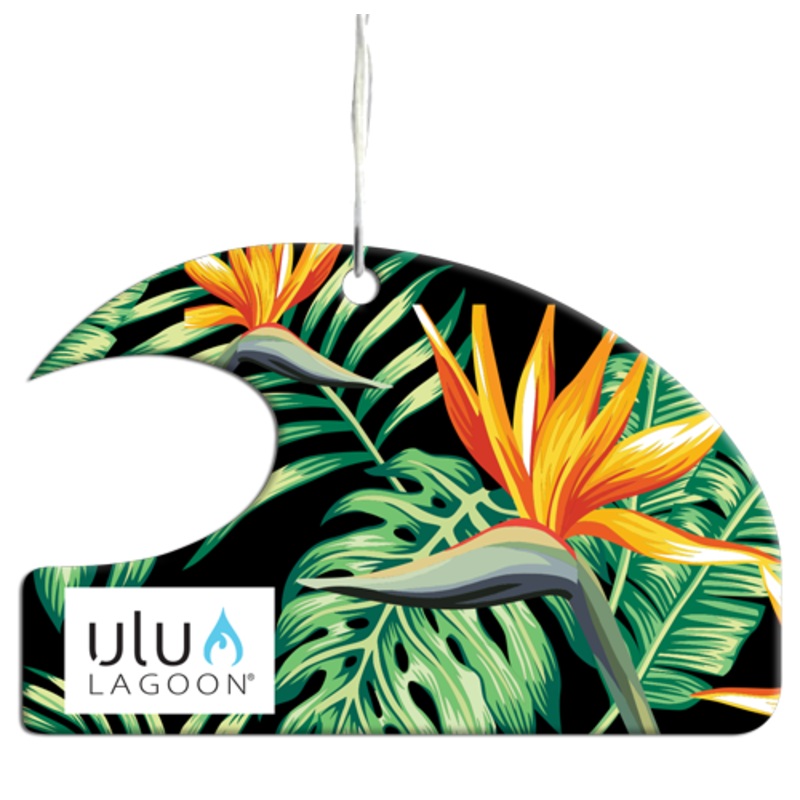 Ulu Lagoon Mini Wave Air Freshener Birds of Paradise (BOP) (Coconut Surf Wax Scent)