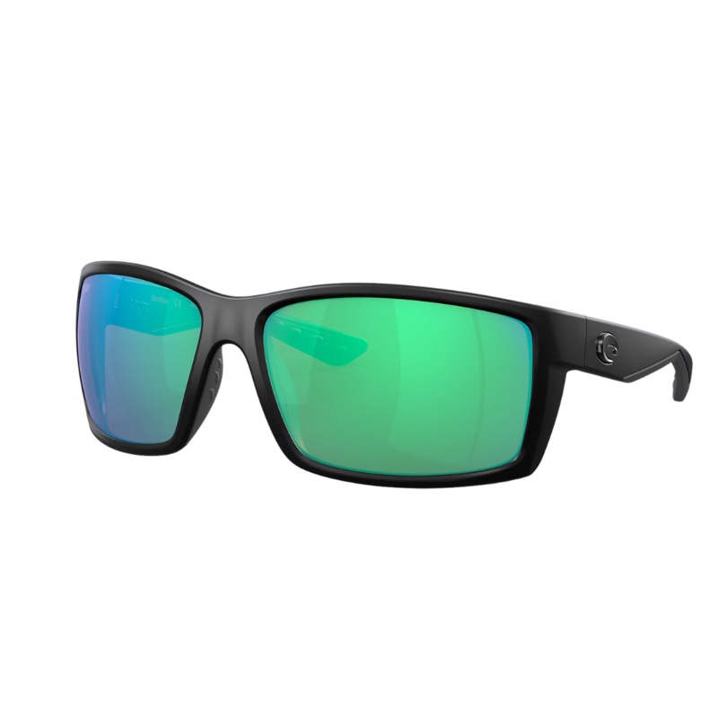 Costa Reefton Sunglass - Blackout with Green Mirror Polarized Glass