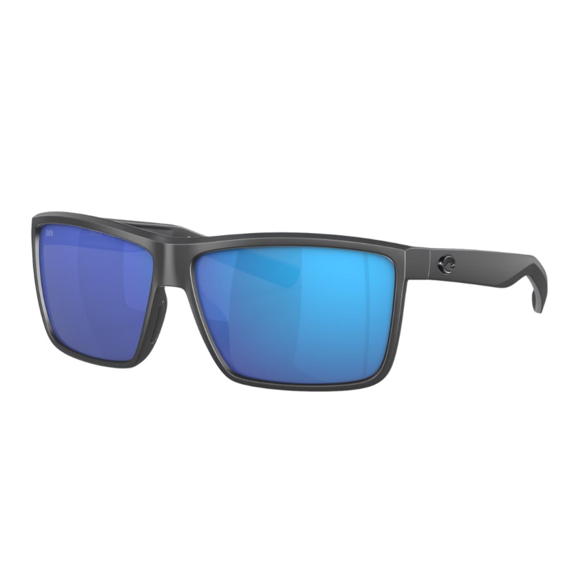 Costa Rinconcito Sunglass - Matte Gray with Blue Mirror Polarized Glass