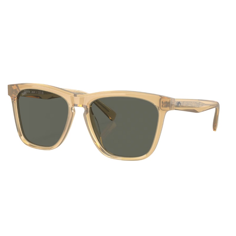 Costa Ulu Sunglass - Sun Coral with Gray Polarized Glass