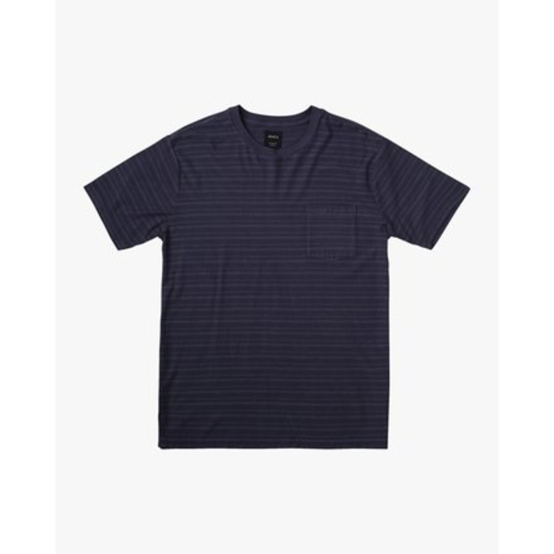 RVCA PTC Texture Stripe Short Sleeve Tee