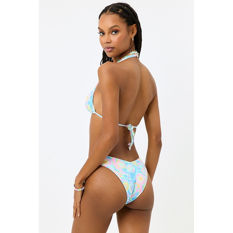 Frankie's Bikinis Enzo Terry Cheeky Bikini Bottom