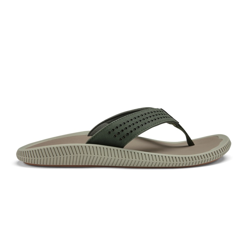 Olukai Ulele Men's Beach Sandal - Nori and Clay