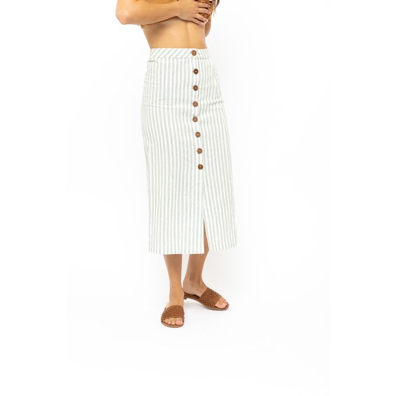 Rusty Coastal Midi Skirt