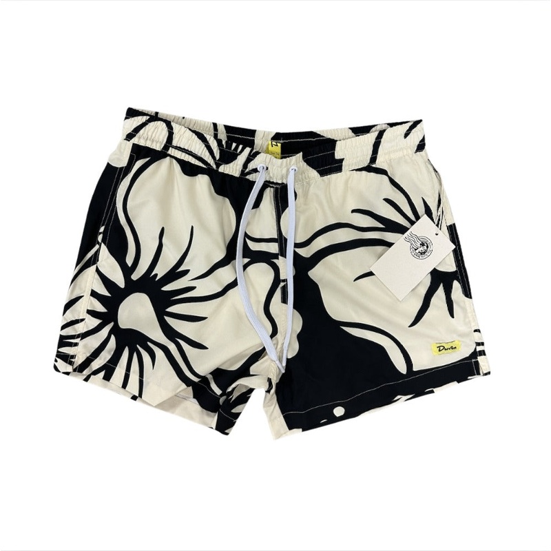 Duvin Trouble In Paradise Swim Short - Black